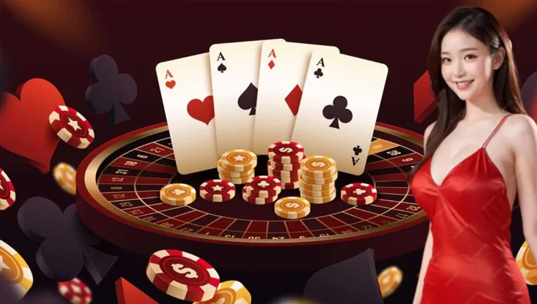 Person playing a slot game on 55bmw mobile app